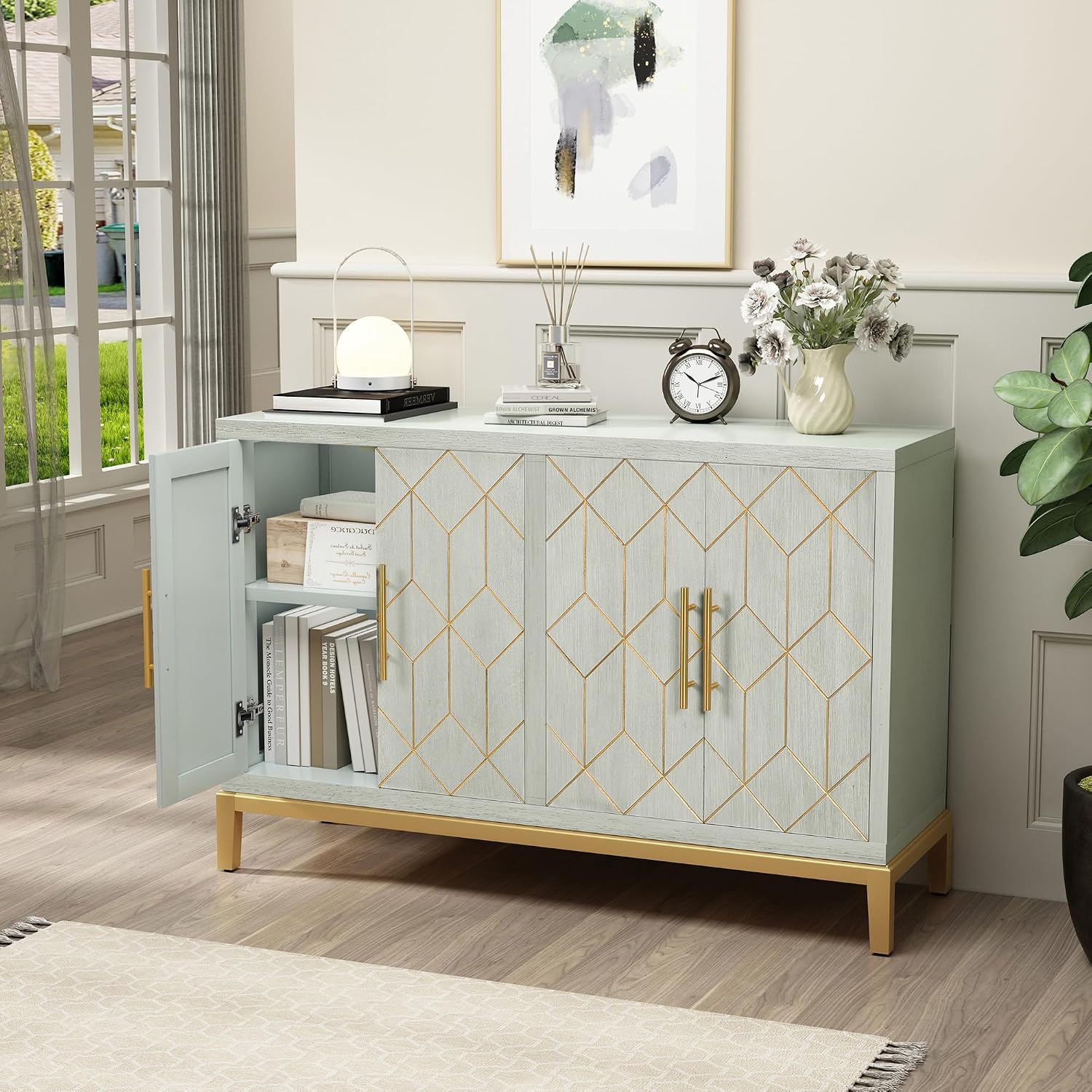 4-deurs accentkast moderne cre - Office Furniture Credenza recensie en prijs